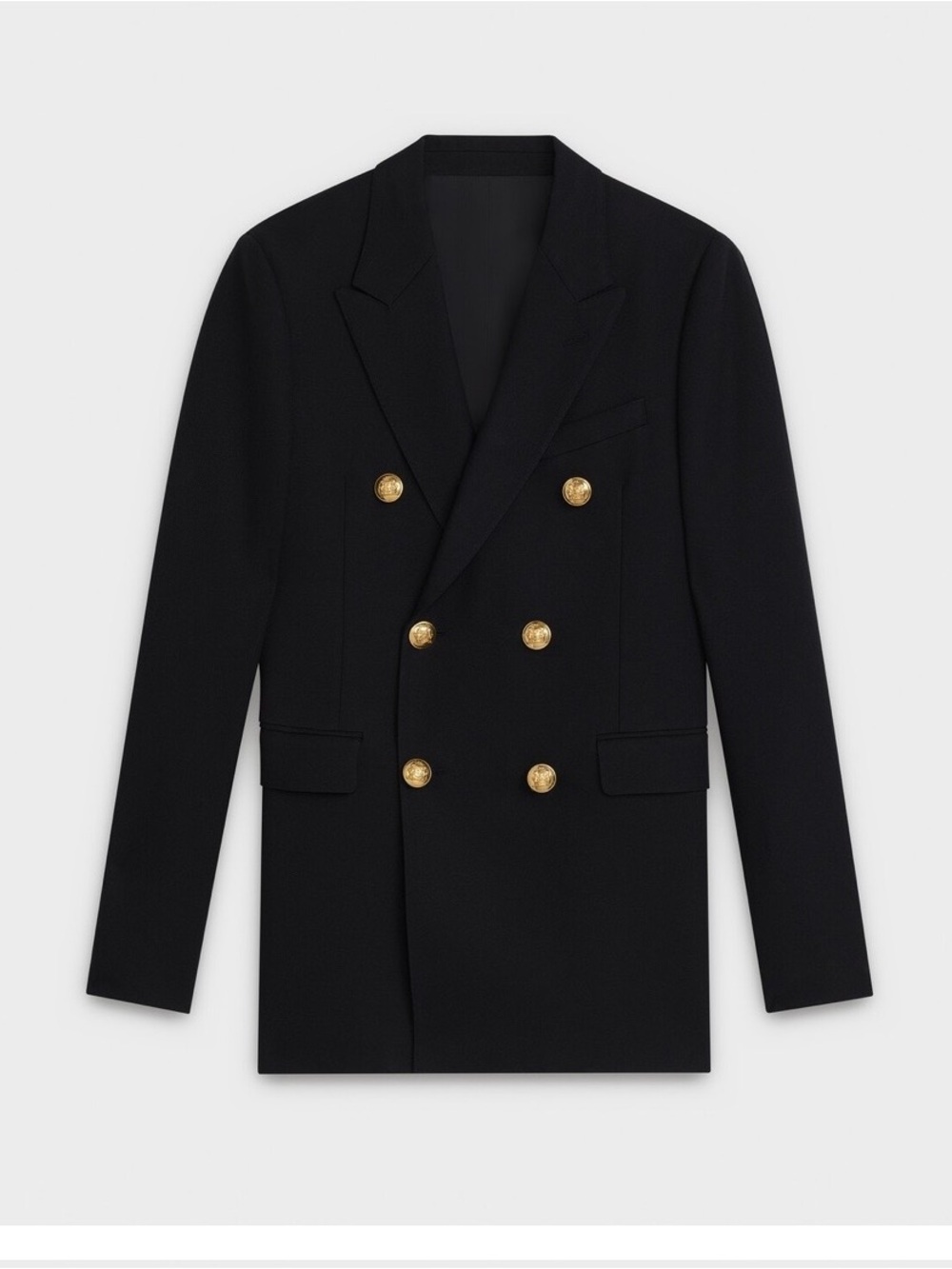 Celine classic jacket in military gabardine